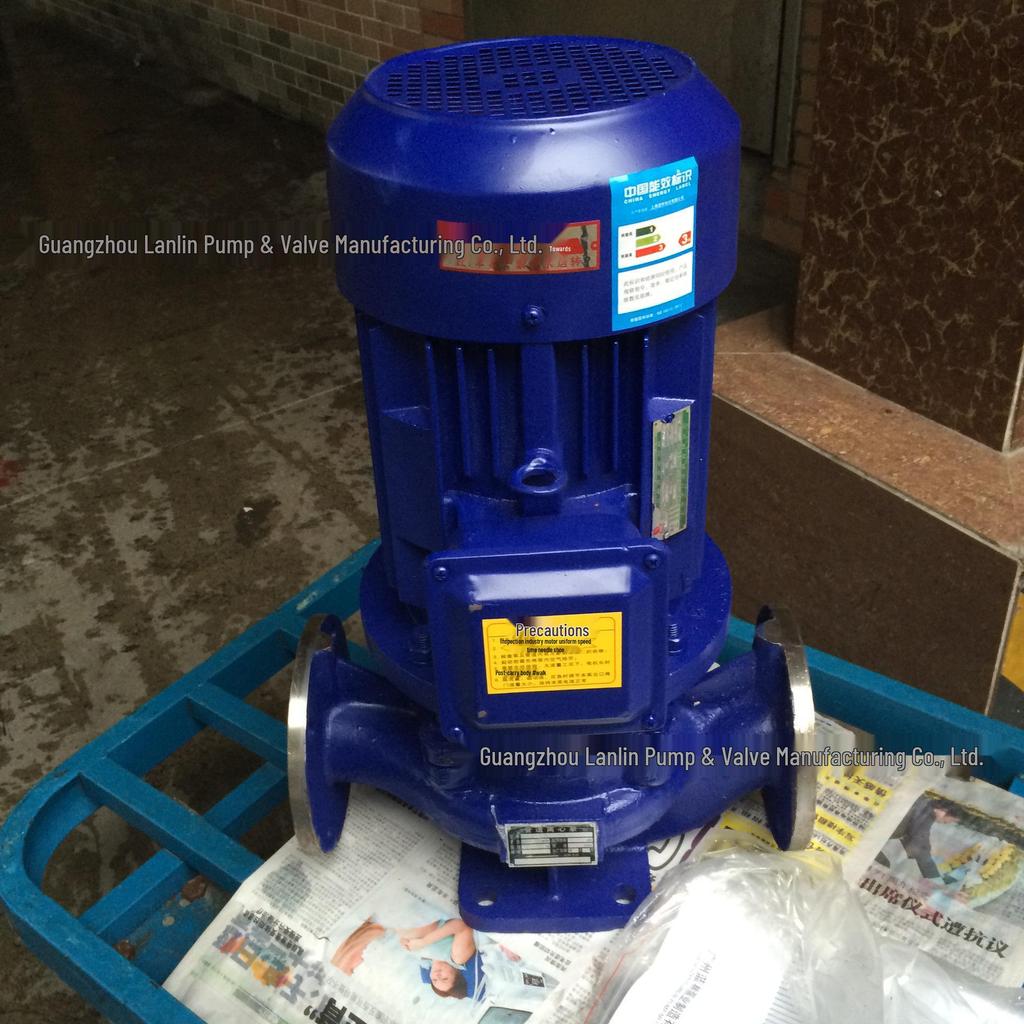 Explosion-Proof Stainless Steel Vertical Clean Water Centrifugal Pipeline Pump (IHG50-160B)