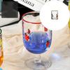Tazza da Succo in Vetro Facile da Pulire con Finiture Lisce Design Frutta Lavabile in Lavastoviglie per Stili di Vita Frenetici Materiali Robusti