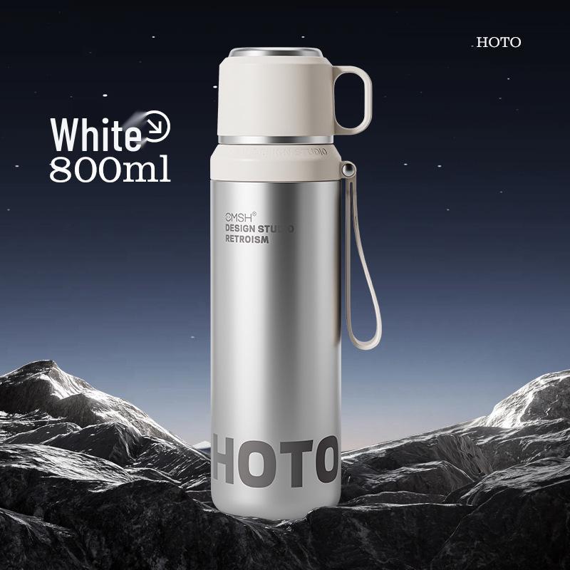 Men's Large Capacity 316 Stainless Steel Thermos Cup with Tea and Water Separation, Ideal High-End Choice for Stewing Tea, 2026.