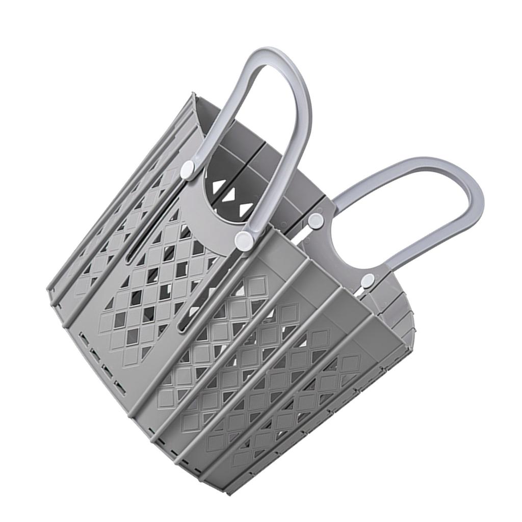 Laundry Basket Multifunction Plastic Foldable Clothes Hamper with Handles for Home Bathroom