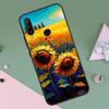 Beautiful Yellow Sunflower For Huawei P30 P40 Lite P60 Pro Nova 7i 8i 11i 12i 12s 10 9 SE Y90 Y60 Y70 Y72 Y61 Y91 Case