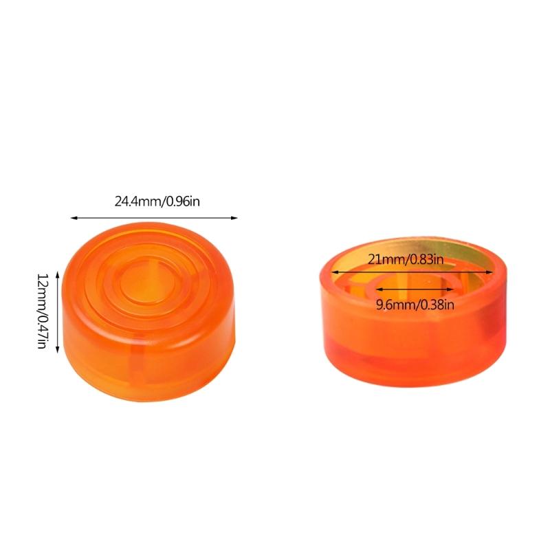 Guitar Effect Footswitch Topper,Foot Nail Cap Pedal Topper,Protection Cap for Guitar Pedal Effect Anti-Slip Surfaces