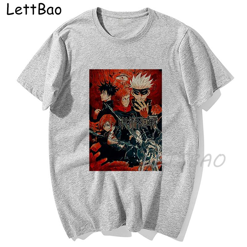Jujutsu Kaisen Characters T Shirt Women Harajuku Streetwear Tees Sukuna Clothes Japanese Female Anime
