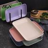 Food Tray Serving Plate Grade Stackable Plastic Nordic Style Table Spit Bone Dish Snack Dessert Home Supplies