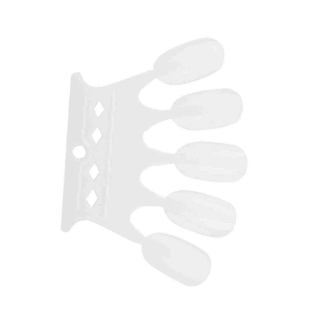 50pcs Nail Art Practice Tips Manicure Polish Gel Color Display Nail Polish Showing Tool 1#