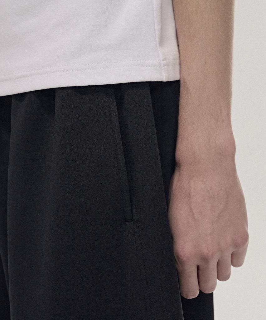 TAKEASY Neoprene Bermuda Sweatpants (Black)