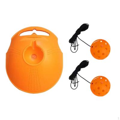 Herramienta de entrenamiento de Pickleball con cordón para pelota, práctica profesional y práctica personal.