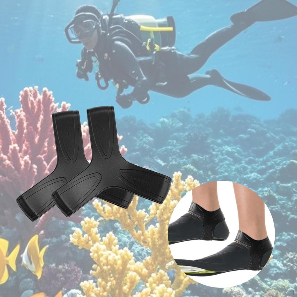 2 Diving Snorkel Fin Straps, Comfortable Straps for Water Sports.
