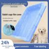 Durable Plastic Rabbit Cage Tray Cover & Pee Pad for Small Pets