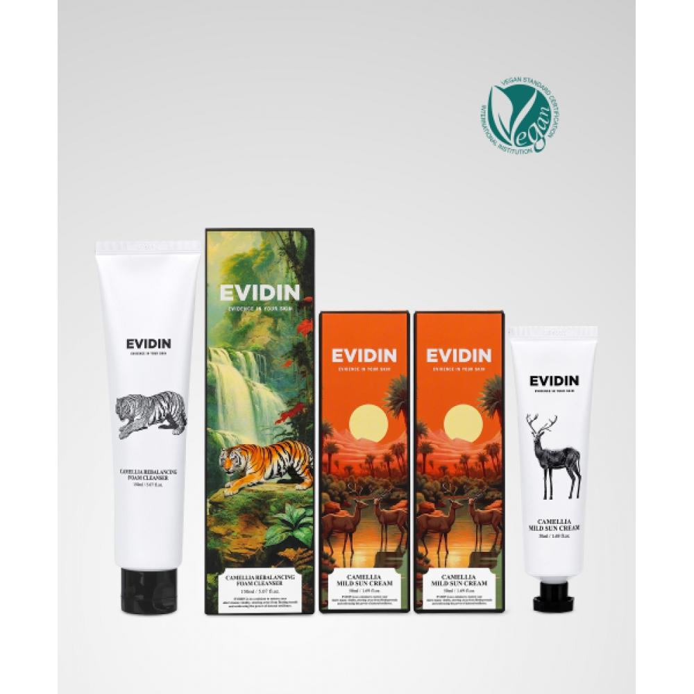 

Evidence In Your skIn Camellia Sun Care Set Foam Cleanser 150ml+Sun Cream 50mlx2 NONE