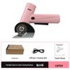 Rechargeable Portable Electric Fabric Cutter with Round Blade
