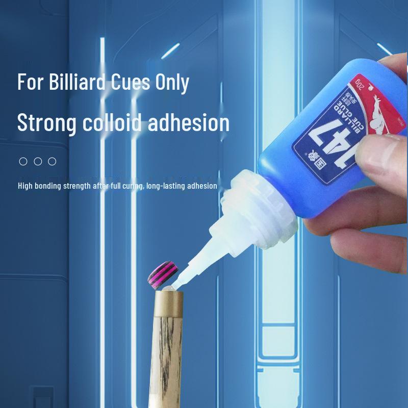 401 Super Glue for Chess & Billiard Cue Tips, Rubber, Metal, Plastic, Strong Adhesive Repair 