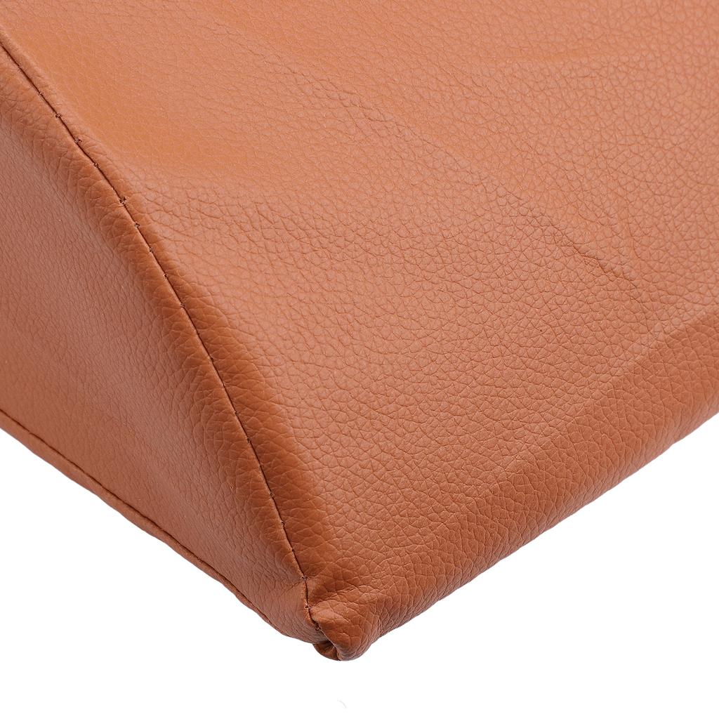 Leg Elevating Pillow PU Leather Leg Elevating Support Wedge Pillow for Pregnancy Postoperative