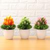 Wedding Desktop Ornament Christmas Plastic Plant Fake Potted Simulation Bonsai Artificial Flower
