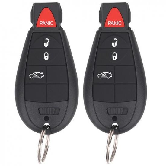 2x for 2008 - 2011 Chrysler 300 Dodge Charger / Durango Keyless Remote Key Fob