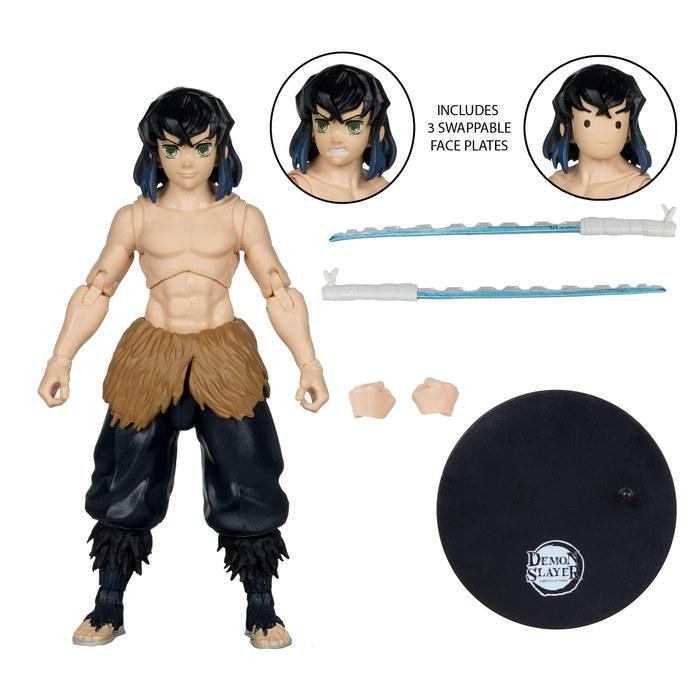 Demon Slayer Tanjiro Kamado (No Mask) 7-Inch Action Figure McFarlane Multicolor 7in