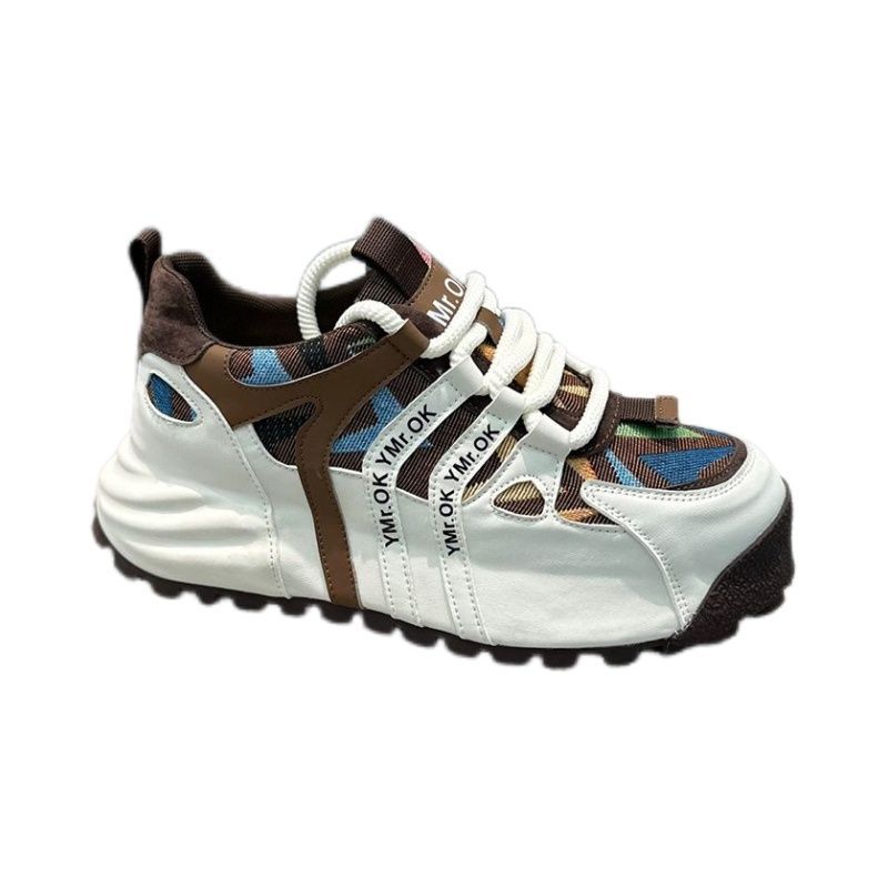 Fashion 2025 New Luxury Men's Sneakers Tall Thick Bottom Youth Casual Shoes Comfortable Durable Breathable Running Sports Shoes