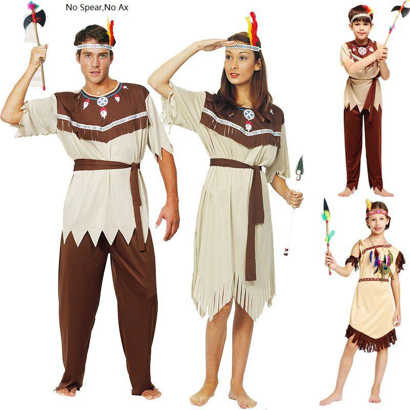 Women Tassel Indian Costume Native America Outfit Halloween Fancy Dress Cosplay