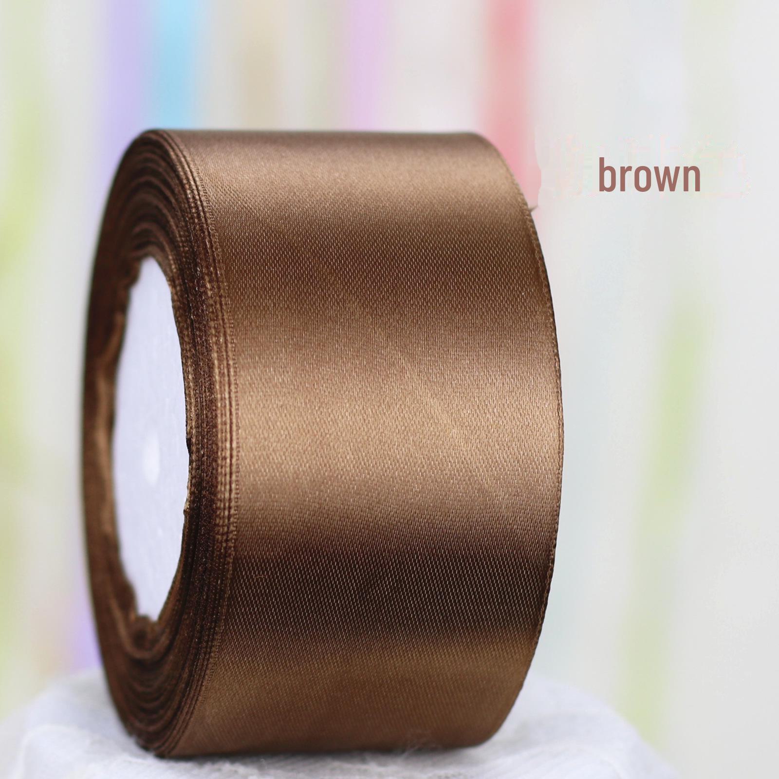 

5 см атласная лента-бантик для тортов и подарочных коробок 5cm 25y/roll