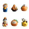 6PCS Resin Handicrafts Ornaments Home Desktop Car Interior Decorations Mini Micro Landscape Arrangements Desk Decoration
