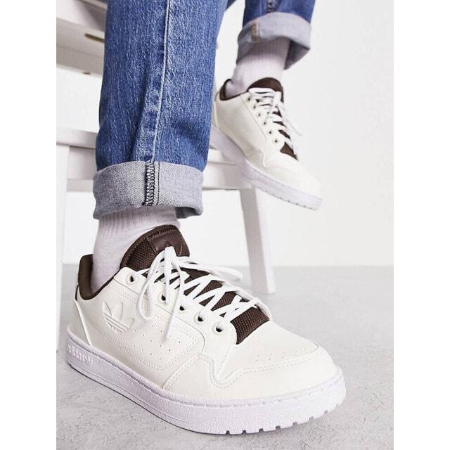 

Бело-коричневые кроссовки adidas Originals NY90