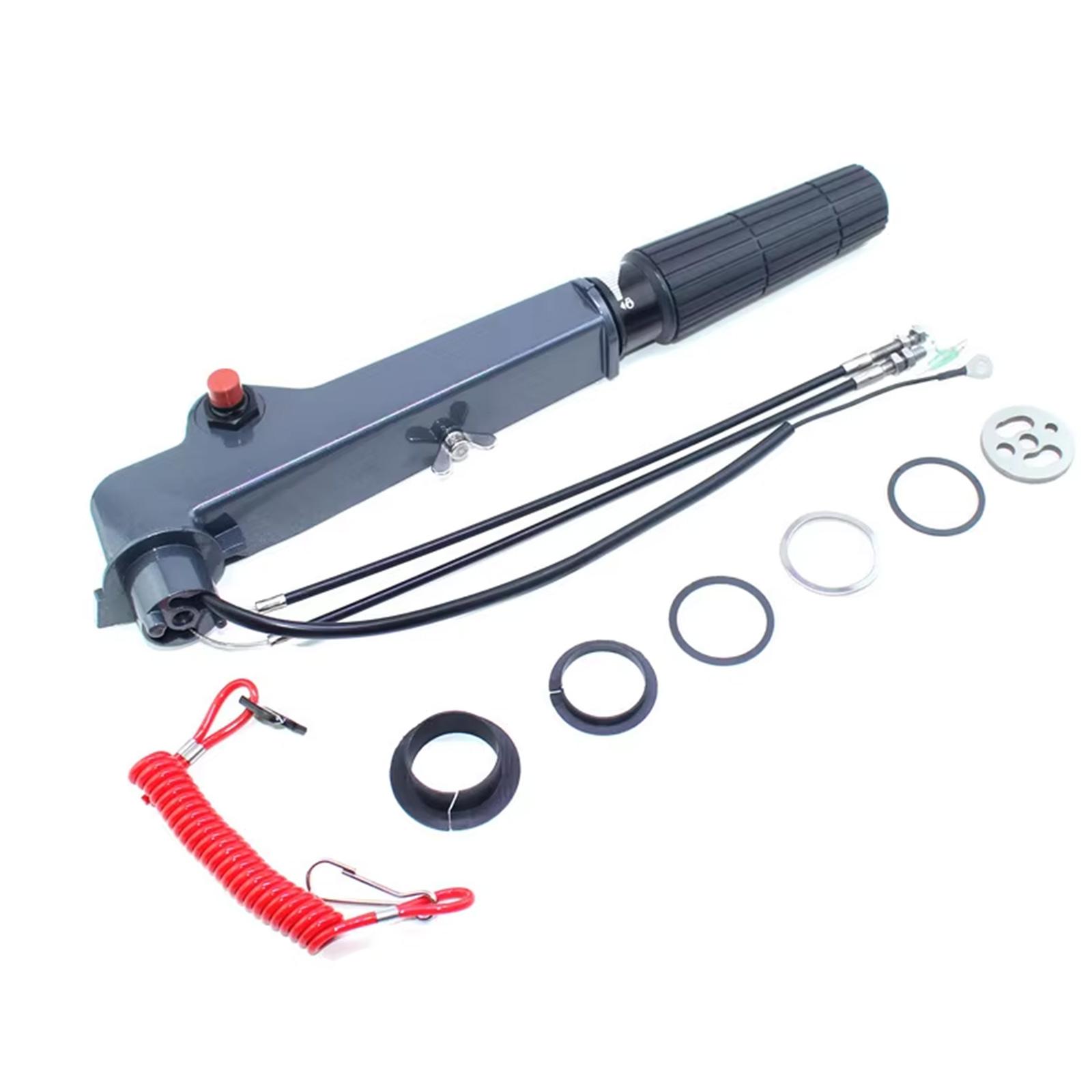 

Boat Engine Accessoires 63V-42111-01-4D Outboard Engine Control Arm Assembly for 9.9HP 15HP 13.5HP F6 F8 F9.9 1