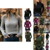 Women's Winter Turtleneck Sweater Casual Slim Fit Long Sleeve Warm Tops Blouse