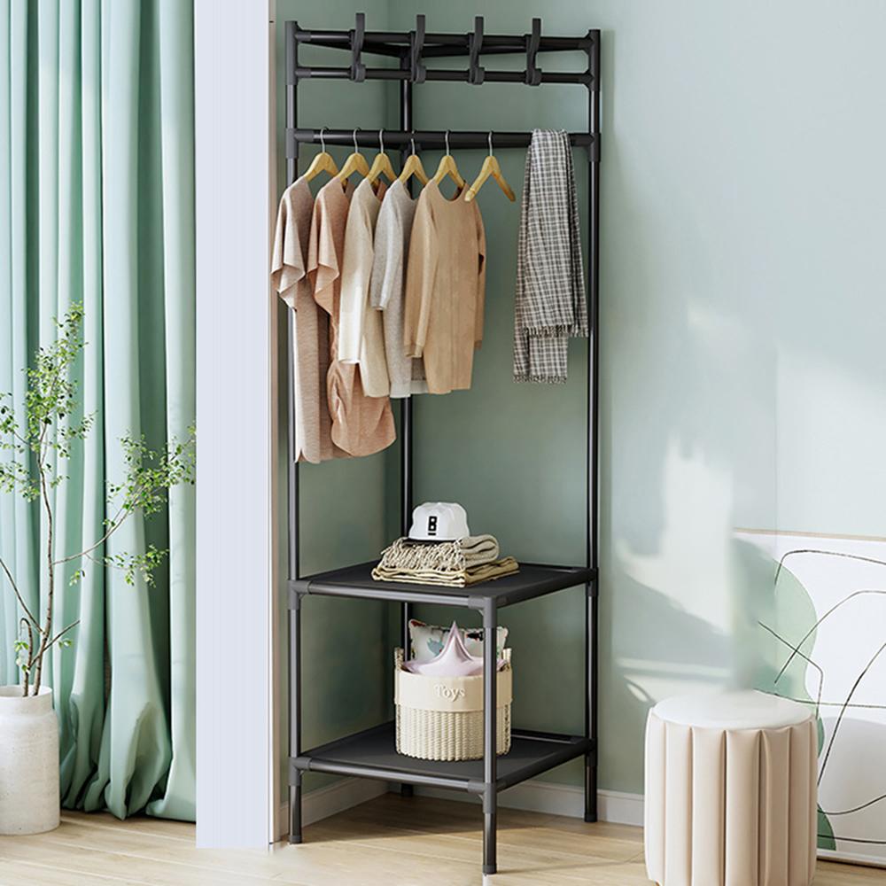 Solid Color Metal Detachable Item Storage, Simple Wall Corner Rack Suitable for Bedrooms, Living Rooms