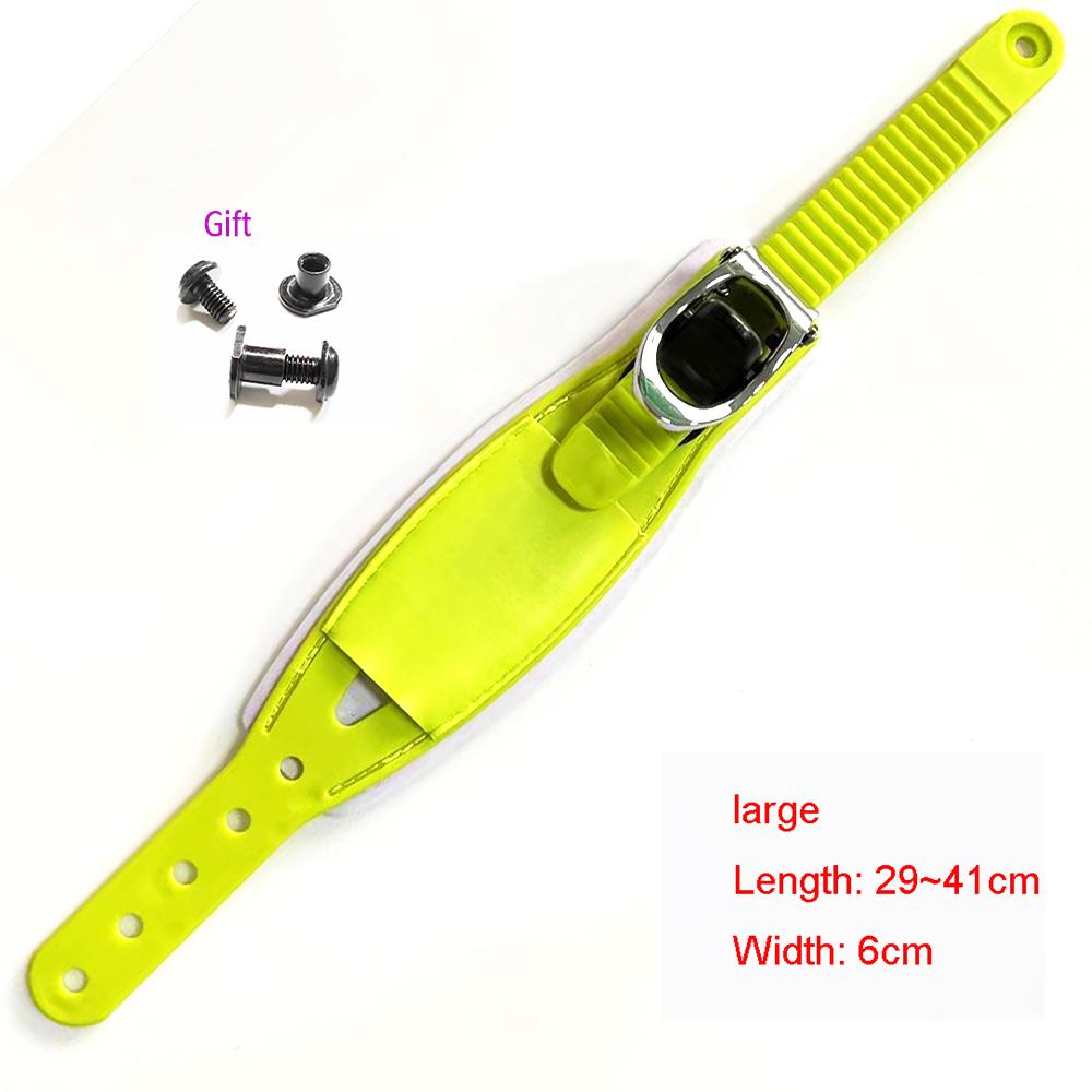 Colored  Adjustable Ski Strap Binding Attachment for Multiple Occasions With Ratchet Tongue Ladder to Secure Shoelaces