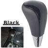 Automatic Car Gear Shift Knob Lever Shifter Stick for To-yo-ta Corolla Hilux 2011 Harrier 2010 Camry/Harrier Fortuner Crown (Black Leather)