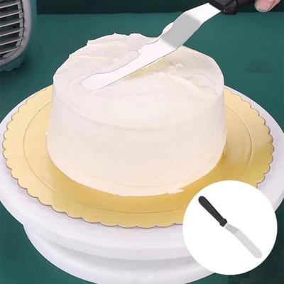 Cake Butter Spatula Stainless Steel Cake Icing Spreader for Baking Ergonomic Handle Cake Decorating Tool for Buttercream Pastry
