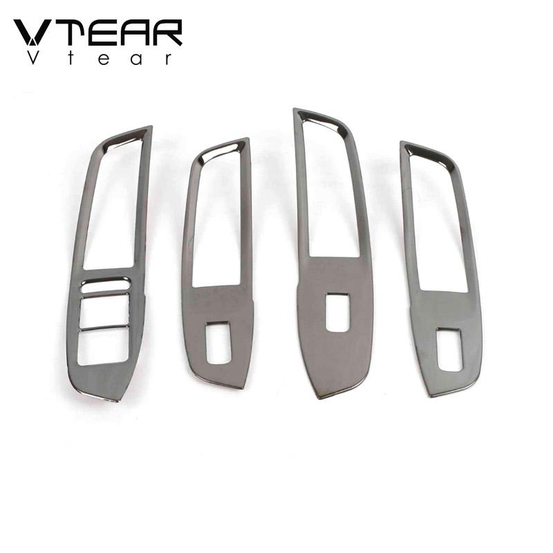Vtear for MG ZS window button switch cover glass lifting trim frame interior mouldings control panel car-styling accessories II8