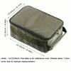 Portable Fishing Tackle Bag Oxford Cloth Hand Carry Removable Dividers Gear Storage Case Fishing Accessories Organizer