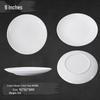 Jieya Jie D1106L 6-inch Food-Grade Melamine Fast Food Plate