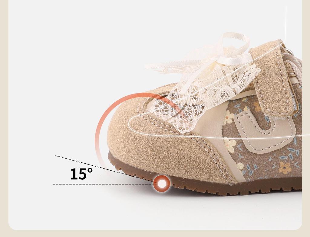 Girls' Soft Sole Sports Shoes with Velcro - Spring New Arrivals, Ideal for Running and Princess Style.