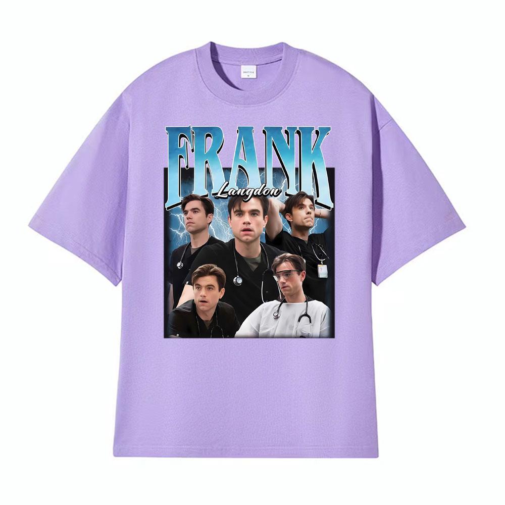 Dr Frank Langdon Print Tshirts Unisex Women Clothing Summer Fashion 100 Cotton T Shirts Oversized Loose Cotton Tshirt Streetwear