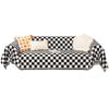 Schachbrettmuster Nordischer Instagram-Stil Sofabezug Stoff Vier Jahreszeiten Universal Staubdicht Doppelseitig Ausbreitbar Sofa Decke Bezug Handtuch