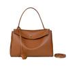 2025 New Women's Bag Authentic Leather High-end One-shoulder Large Capacity 100-piece Cross-border Cowhide