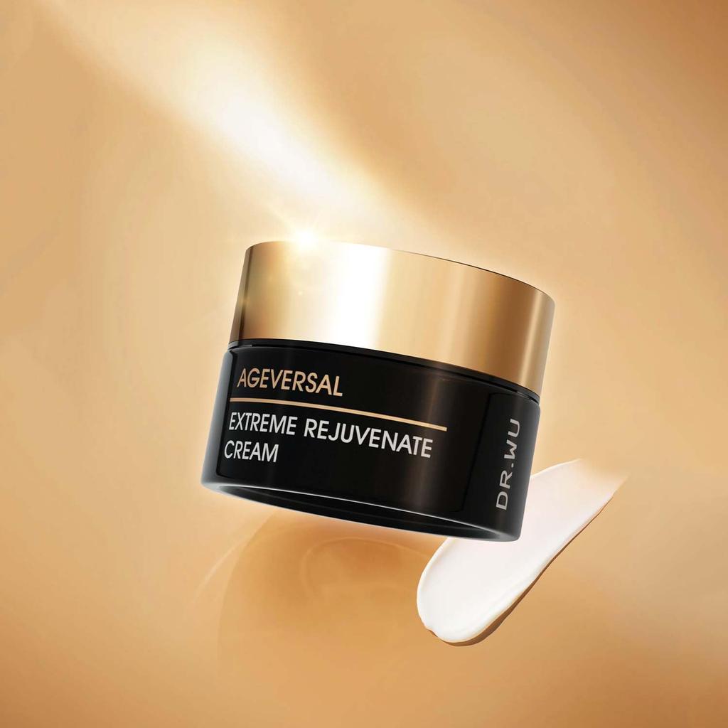 DR.WU Ageversal Intensive Rejuvenate Cream 30mL: Exosome Peptides, Anti-aging, Sensitive Skin, Moisturizing, Firming, Radiant Skin, Elasticity,