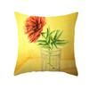 Summer Fashion Fresh Yellow Cute Pillows Case Geometry Floral Cushion Case Modern Decorative Throw Pillows for Bed Sofa Couch