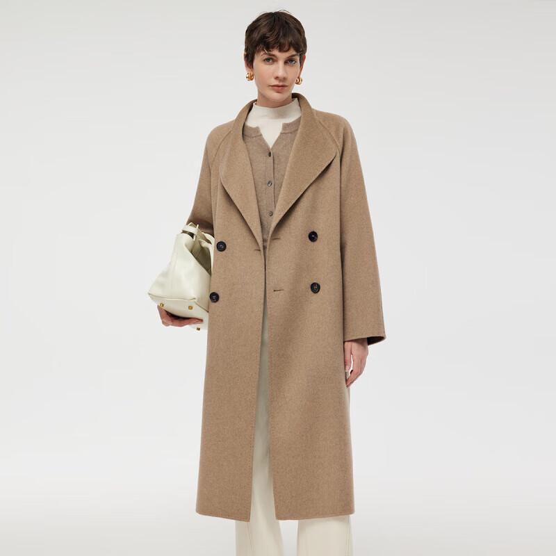 GOELIA Unisex Winter Cashmere Lapel Coat