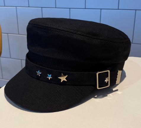 Women Flat Top Baseball Hat Cadet Sun Cabbie Retro British Newsboy Cap Visor Hats for