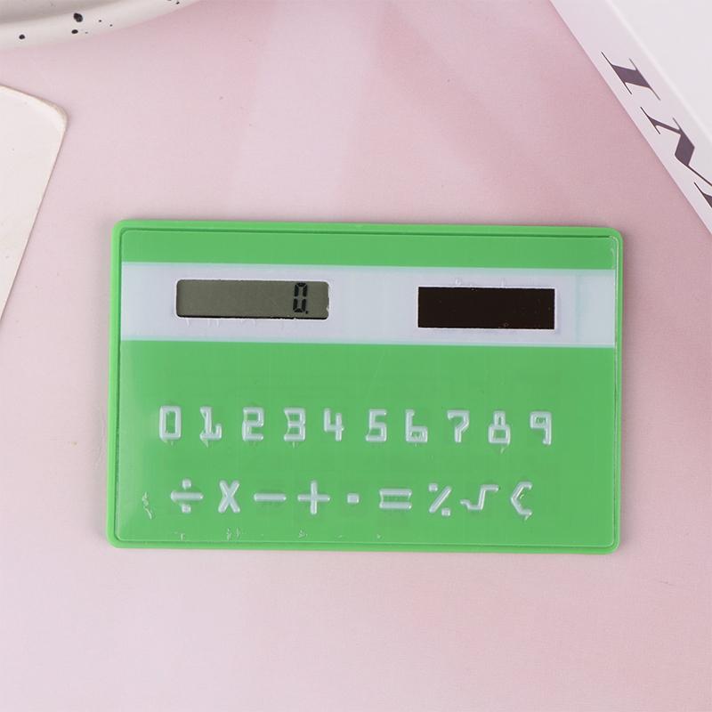 Solar 8 Digit Calculator Student Mini Calculator Portable Slim Calculator Stationery Math Toys School Electronics Calculator