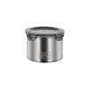 304 Stainless Steel Storage Box with Transparent Lid Food Can Sealed Lid Crisper  Tea Coffee Grain