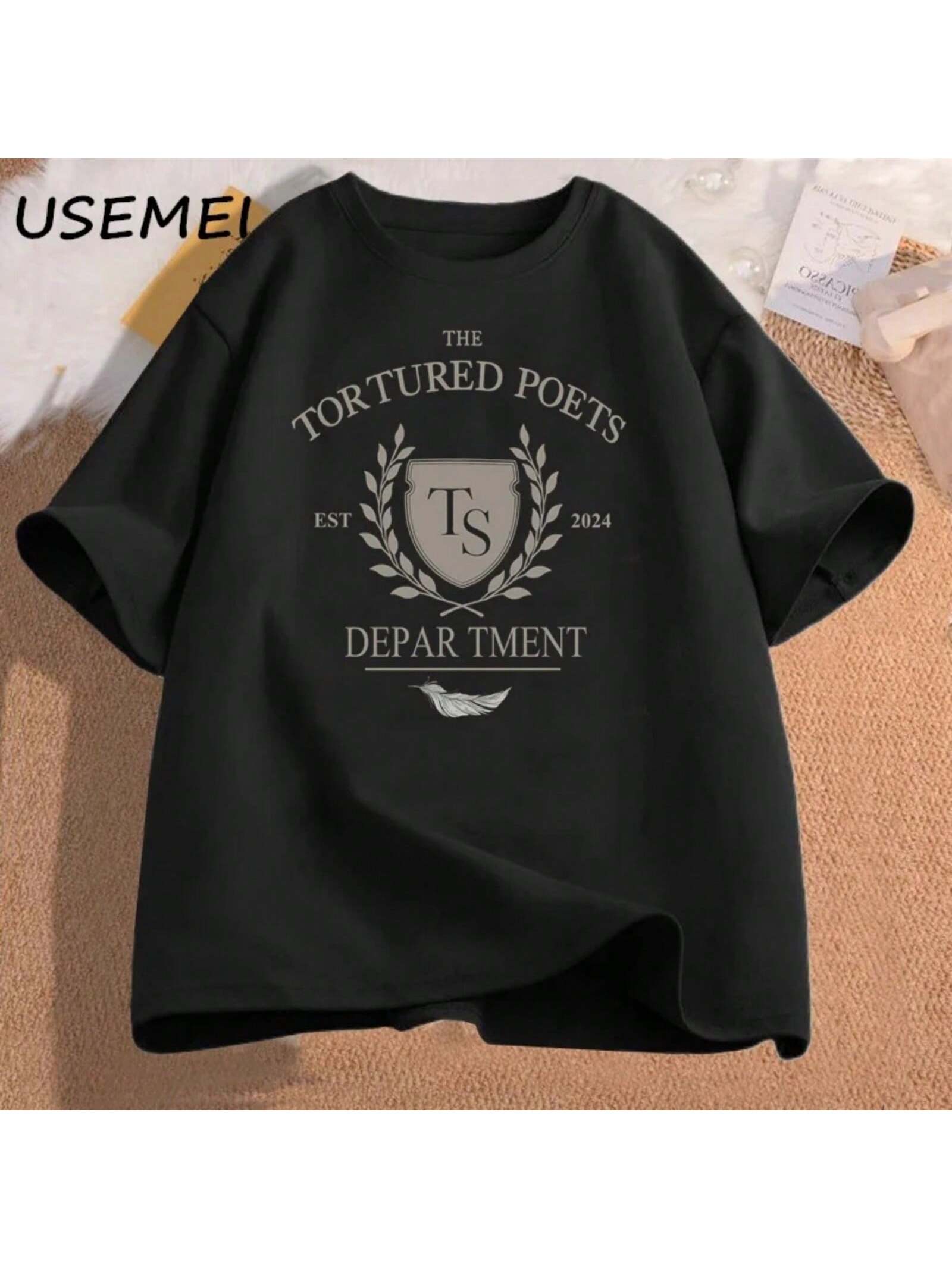 The Tortured Poets Departunisext Tshirts Woman All Is Fair In Love And Poetry T-Shirt New Album Merch The  Concert Tees S