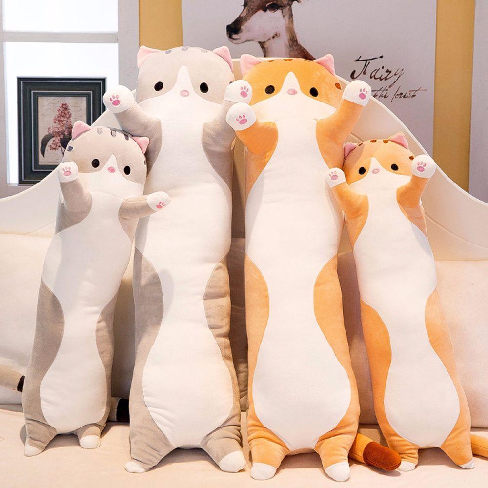 Cotton Doll Office Nap Pillow Stuffed Animal Stuffed Toys Plush Toy Sleeping Pillow Long Cat Pillow