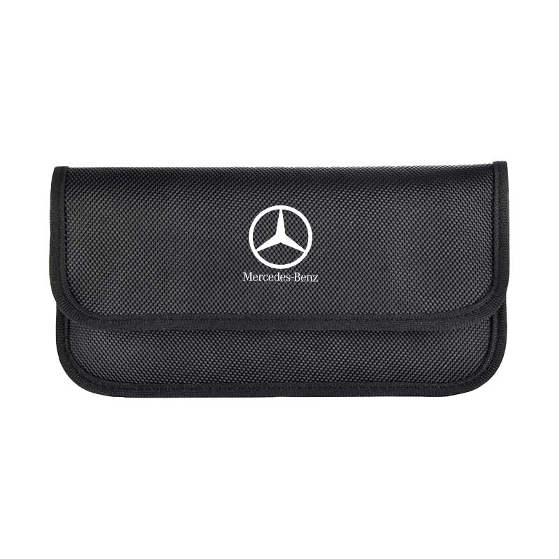 Car Key Signal Blocker Case Faraday Cage Fob Pouch RFID Blocking Bag For Mercedes Benz AMGW204 W205 W212 W213 W177 W246 GLA GLC BW2