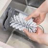Sagit ZaYow Cup Cleaning Brush Glass Washer, Rotating Cup Brush Cleaning Brush For Beer Cup, Red Wine Glass And More Bar Kitchen Sink Home Tools
