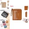 Womens Fashion Card Holder With Pu Fabric And Double Fold For Casual Day