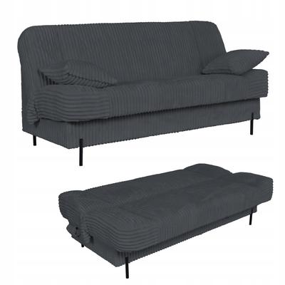 Sofa Couch Sara Foldable Sofa Bed for Sleeping Rene Family Furniture Dark Grey